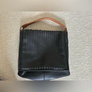Free People Black & Brown Handbag